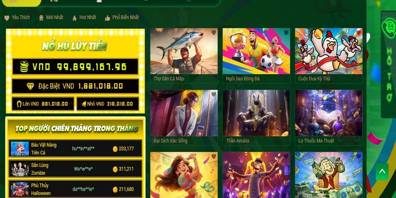 Sảnh Slot Game